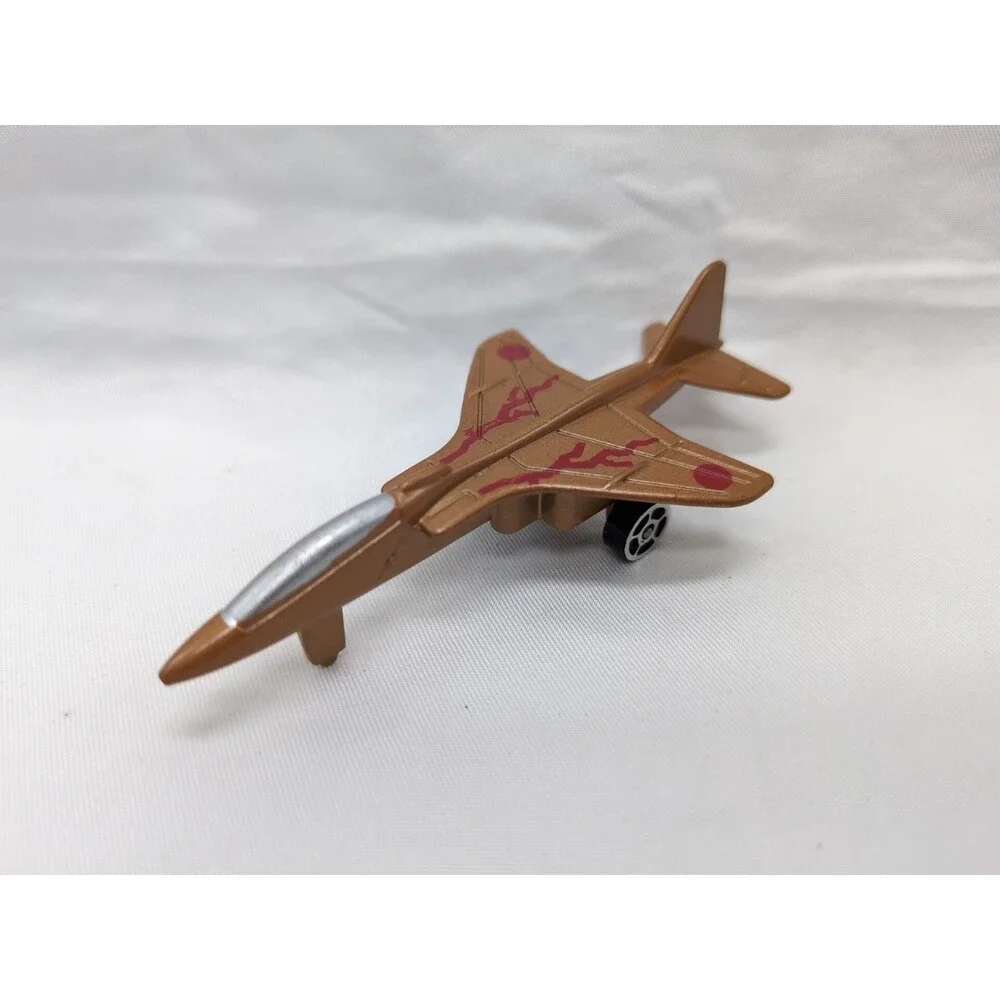 Vintage Green Military Fighter Jet Toy 3